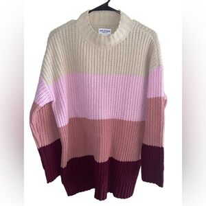 𝅺nwt ARIZONA JEAN COMPANY STRIPED SWEATER SIZE MEDIUM